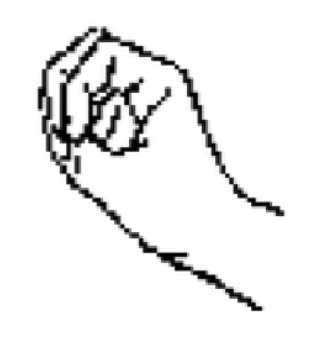 "O" hand shape